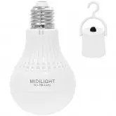 LAMPADA LED RACARREGAVEL MIDI 07W/E27/BRANCO