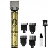MÁQUINA DE BARBEAR PROSPER P-2124 RECARREGÁVEL/DOURADO - 2V