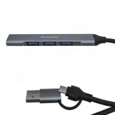 Pc Hub Ecopower Ep-R009 Usb-C/Usb/4-Usb