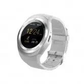 RELOGIO CELULAR SMARTWATCH - CHIP - BRANCO - REDONDO