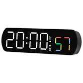 Relogio De Mesa Sate Ac-T6883 Black Eletrico