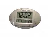 RELOJ DE PARED KK-3805 OVAL/GR/TEMP