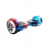 Scooter Star Wheels 6.5 Polegadas - Bluetooth - Led - Gelo Fogo