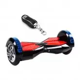 SCOOTER TRIPLE-X - 8.0 POLEGADAS - 4000 MAH - LED - CONTROLE - PRETO E VERMELHO