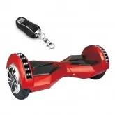 SCOOTER TRIPLE-X - 8.0 POLEGADAS - 4000 MAH - LED - CONTROLE - VERMELHO E PRETO
