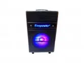 SPEAKER ECOPOWER EP-1933 - 2 MICROFONE - 12 POLEGADAS