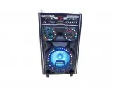 SPEAKER ECOPOWER EP-1936 - 2 MICROFONE SEM FIO - 12 POLEGADAS