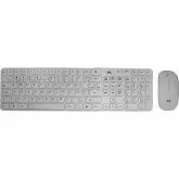 Teclado - Mouse Sem Fio Mtek Km-5197W Branco