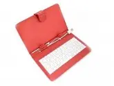 TECLADO PARA TABLET IPAD 2 - BLUETOOTH - VERMELHO