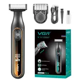 Vgr V-360 Barba Corpo Black Tela Lcd
