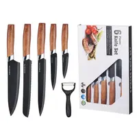 Kit Facas Kitchen Knife - 6 Pcs em Tche Loco