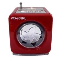 Speaker Mini Ws-908Rl Sem Bluetooth em Tche Loco