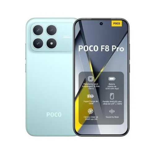 Celular Xiaomi Poco F8 Pro 5G 12Gb Ram 512Gb Blue Eu Global