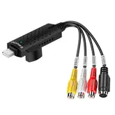 Adaptador D/ Captura Easycap Audio Usb2.0 Cvbs Video