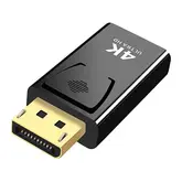 Adaptador Displayport P/ Hdmi 4K Ultrahd Preto Dp Macho