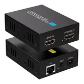 Adaptador Hdmi P/ Rj45P Extensor 120 Mts Microfins