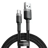 Cabo Usb P/ Usb-C Baseus Cafule Catklf-Bg1 Black