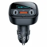 Carregador Acefast B5 P/ Carro 2Usb-C + Usb-A 101W Black
