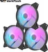 Cooler Fan Aigo Darkflash C6Ms Kit 3In1 120Mm S/Cont.  Black