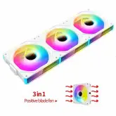 Cooler Fan Teucer Jm-1 Kit 3In1 White Argb Com Controladora 493245