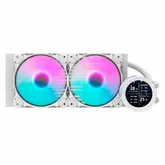 Cooler Water Aigo Darkfalsh Dn240S Nebula White C/ Display 2.1
