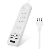 Filtro De Linha Keen Kec-02 4Usb 4 Tomadas White