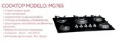 Fogao Cooktop Mitsuo 5 Bocas Mb765 76X76Cm Bivolt