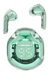Fone Ear Acefast T8 Wileress Bt Led Crystal Green