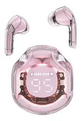 Fone Ear Acefast T8 Wileress Bt Led Crystal Pink