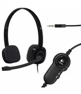 Fone P2 C/Mic Logitech H151 Stereo 981-000587 Blk