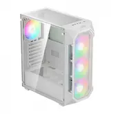 Gabinete Gamdias Aura Gc1 Mid-Tower Argb White 4 Fan