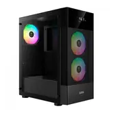 Gabinete Gamdias Aura Gc5 Mid-Tower Argb Black 3 Fan