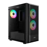 Gabinete Gamdias Aura Gc6 3Fan Argb Blk