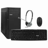 Gabinete Kit Sate K702 C/Fone Espanhol Preto Atx