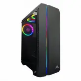 Gabinete Mtek Mk875-Rgb  3Fan Rgb Preto**