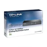 Hub Switch Tp-Link 16P Tl-Sf1016Ds /100 Rackmount