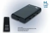 Hub Usb Mtek Hr-008 3P 2.0 + Leitor De Cartao