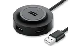 Hub Usb Sate A-Hub12 4 Portas 2.0 Preto