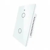 Interruptor Smart Touch Moes Zigbee Zs-Us2-Wh-M - 2 Interruptor White