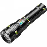 Lanterna Smiling Shark Sd-5996 Multi Funcion Preto