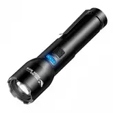 Lanterna Smiling Shark Sd-8107 C/Bateria Preto Usb-C