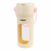 Liquidificador Portatil Sate A-P276  - Recarregavel Usb-C 380Ml Bege/Pink