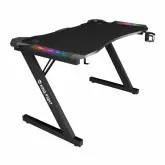 Mesa Gamer Sate Gt-500Z Rgb 140X160Cm Preto