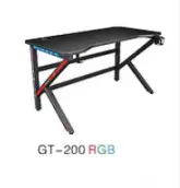 Mesa Gamer Satellite Gt-200 Rgb 1.40X60Cm Black