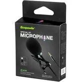 Microfone Ecopower Ep-M100 3.5 Mm Black