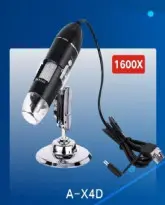 Microscopio Digital Sate A-X4D 1600X Usb Black