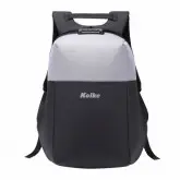 Mochila Kolke Kvm-532 Anti-Roubo Preto/Cinza