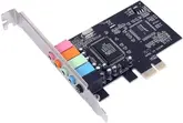 Placa De Som Pci-E 5.1 Hsp56