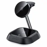 Suporte Acefast E16 Magnetico C/ Carga Wileress 20.5W 3En1 Blk