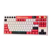 Teclado Royal Mecanico Rkm87 Rgb C/Cabo Famicom Switch Blue